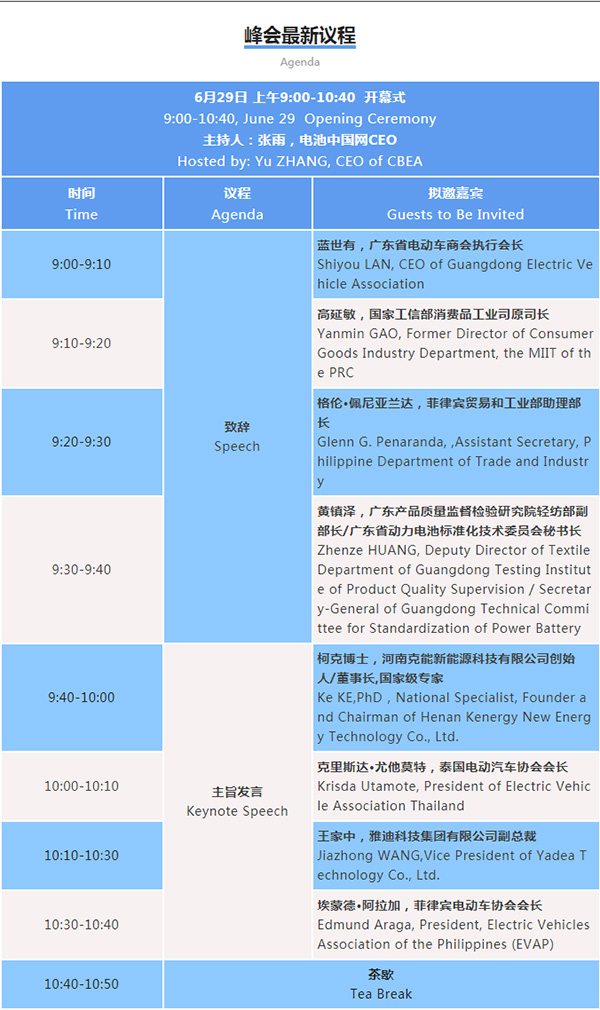 最新议程 | 2022轻型电动车用锂电池技术及应用国际峰会（BLEV2022）